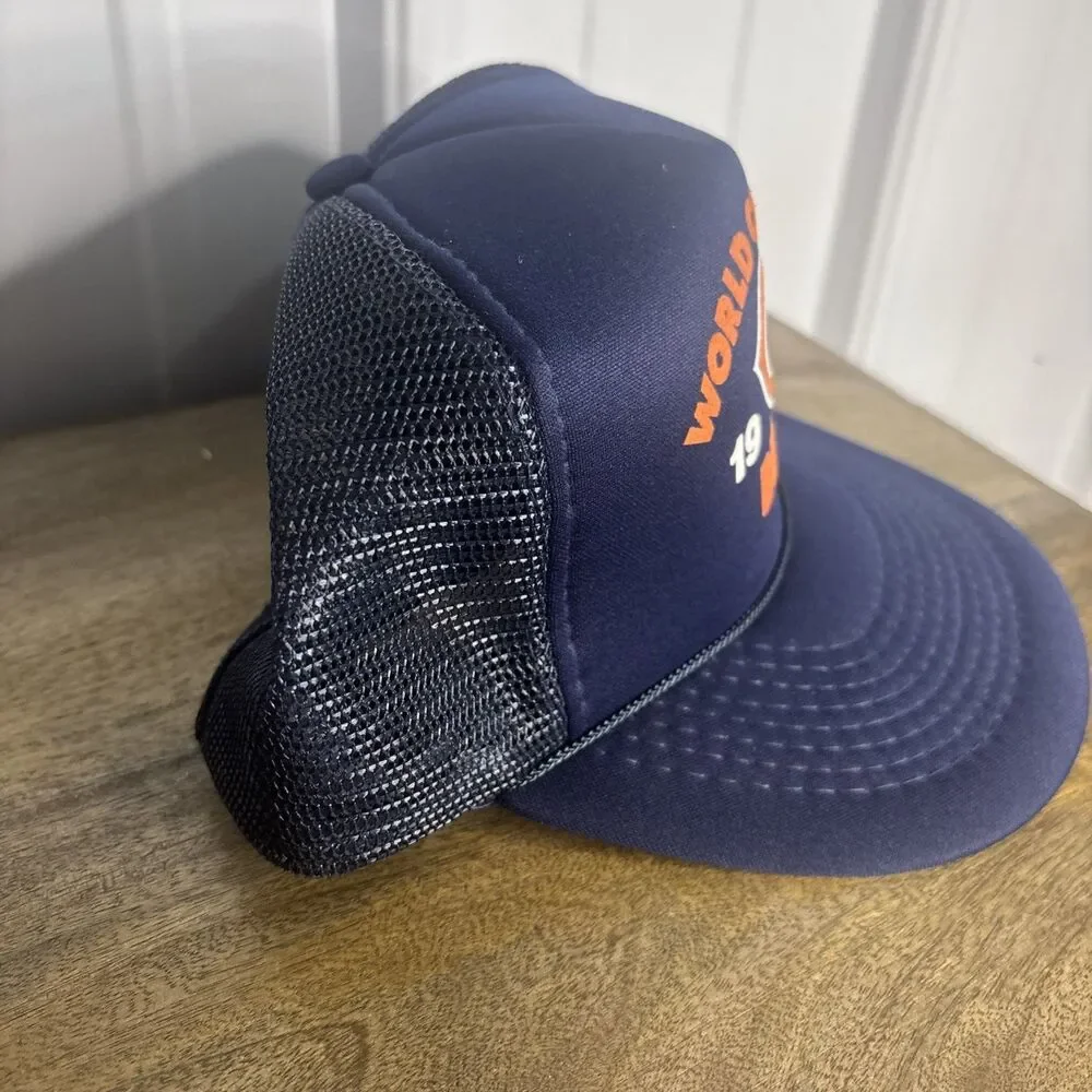 Vtg 1985 Chicago Bears World Champion Snapback by Designer Pro New Deadstock